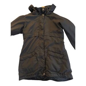 Columbia Womens Black Hooded Jacket Parka Coat with Pockets - size S